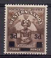 Znaczek Samoa 1940 Mi 88 Czyste **