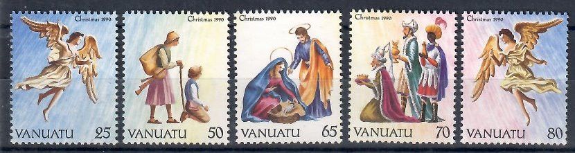 Znaczek Vanuatu 1990 Mi 851-855 Czyste **