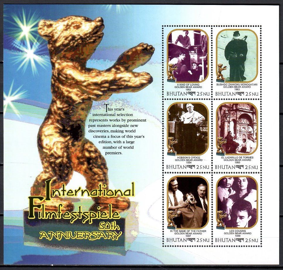 Znaczek Bhutan 2000 Mi ark 2157-2162 Czyste **