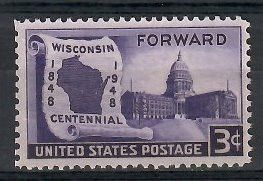 Znaczek USA 1948 Mi 569 Z podlepką *