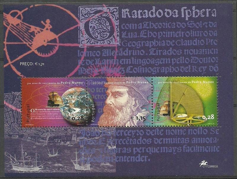 Znaczek Portugalia 2002 Mi bl 174 Czyste **