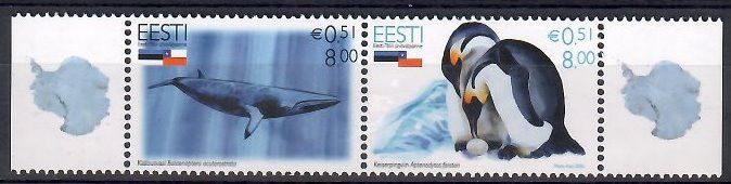 Znaczek Estonia 2006 Mi 568-569 Czyste **