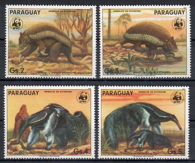 Znaczek Paragwaj 1985 Mi 3854-3857 Czyste **