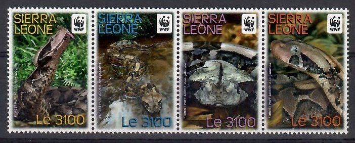 Znaczek Sierra Leone 2011 Mi 5498-5501 Czyste **