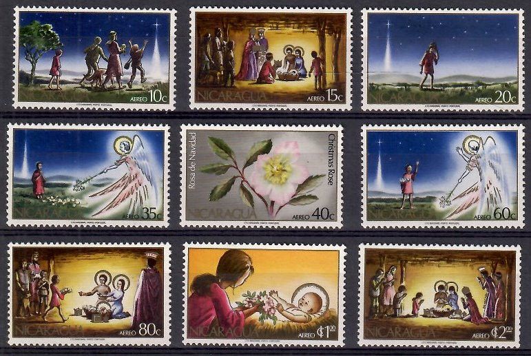 Znaczek Nikaragua 1972 Mi 1697-1705 Czyste **