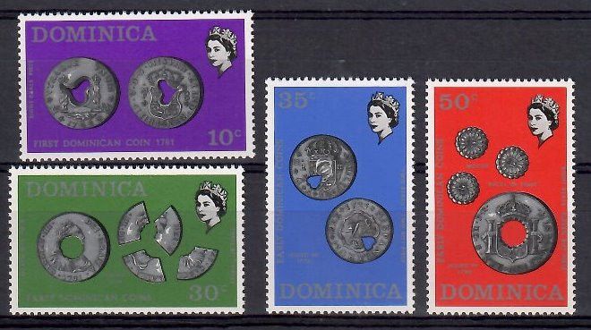 Znaczek Dominika 1972 Mi 333-336 Czyste **