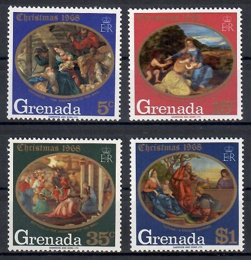 Znaczek Grenada 1968 Mi 297-300 Czyste **