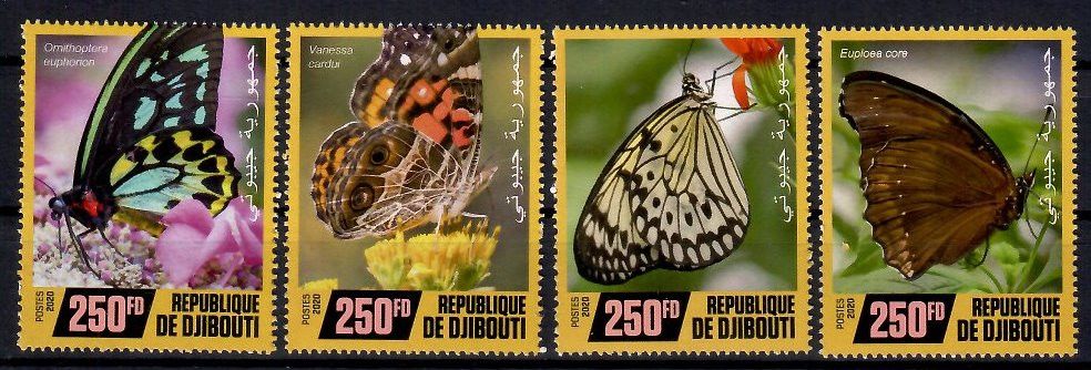 Znaczek Dżibuti 2020 Mi 3358-3361 Czyste **