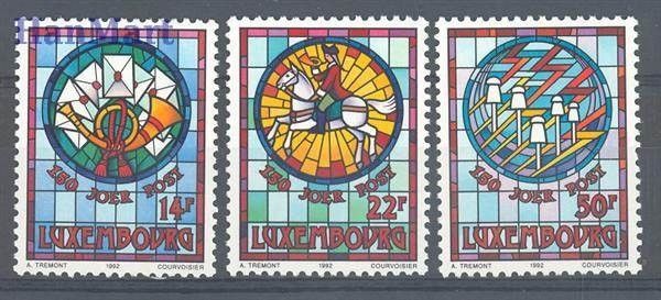 Znaczek Luksemburg 1992 Mi 1302-1304 Czyste **