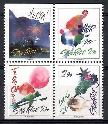 Znaczek Szwecja 1993 Mi 1785-1788 Czyste **
