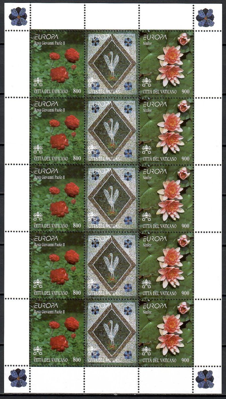 Znaczek Watykan 1999 Mi ark 1277-1278 Czyste **