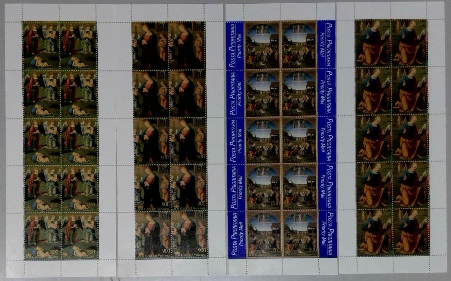 Znaczek Watykan 1999 Mi ark 1319-1322 Czyste **