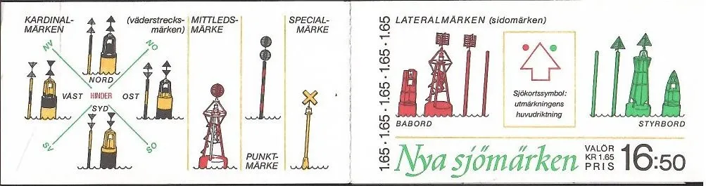 Znaczek  Szwecja 1982 Mi mh 88 Czyste **