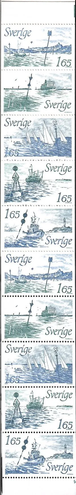 Znaczek  Szwecja 1982 Mi mh 88 Czyste **