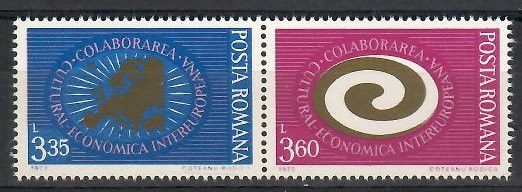 Znaczek Rumunia 1973 Mi 3120-3121 Czyste **