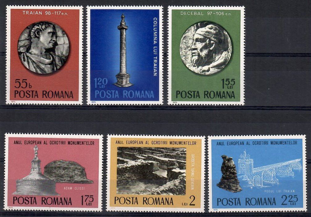 Znaczek Rumunia 1975 Mi 3267-3272 Czyste **