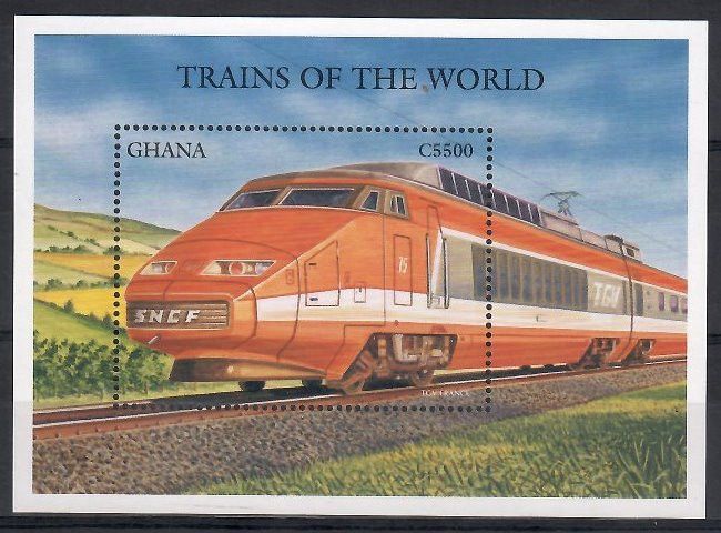 Znaczek Ghana 1998 Mi bl 346 Czyste **