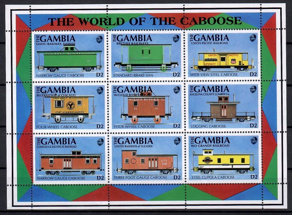 Znaczek Gambia 1991 Mi ark 1228-1236 Czyste **