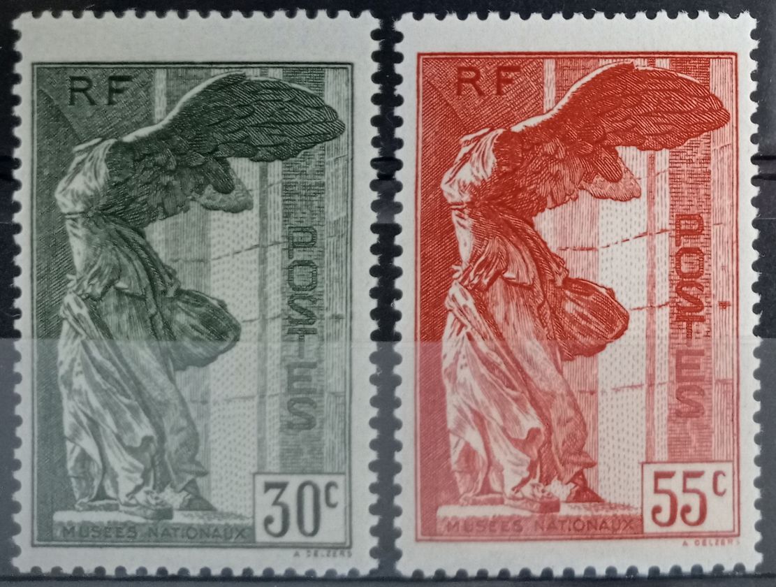 Znaczek Francja 1937 Mi 359-360 Czyste **