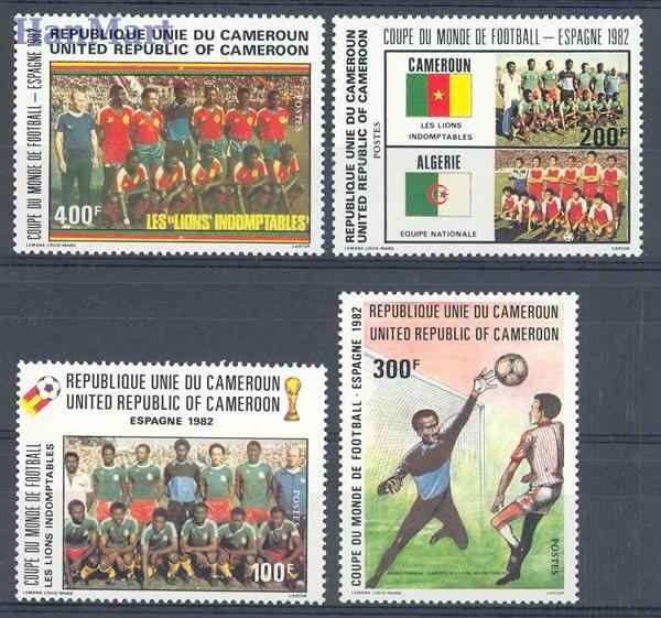 Znaczek Kamerun 1982 Mi 979-982 Czyste **
