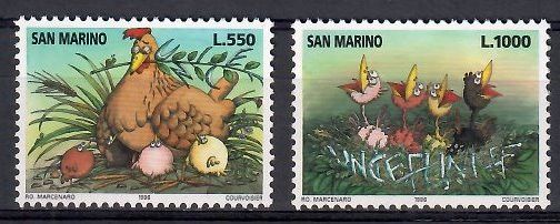 Znaczek San Marino 1996 Mi 1676-1677 Czyste **