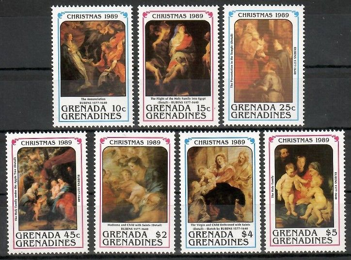 Znaczek Grenada i Grenadyny 1990 Mi 1238-1244 Czyste **