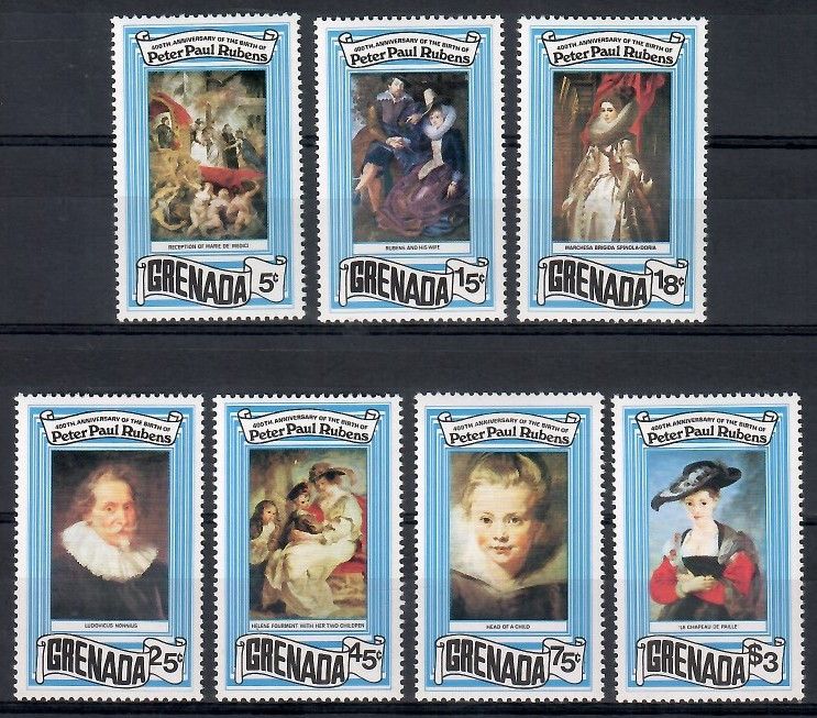 Znaczek Grenada 1978 Mi 896-902 Czyste **