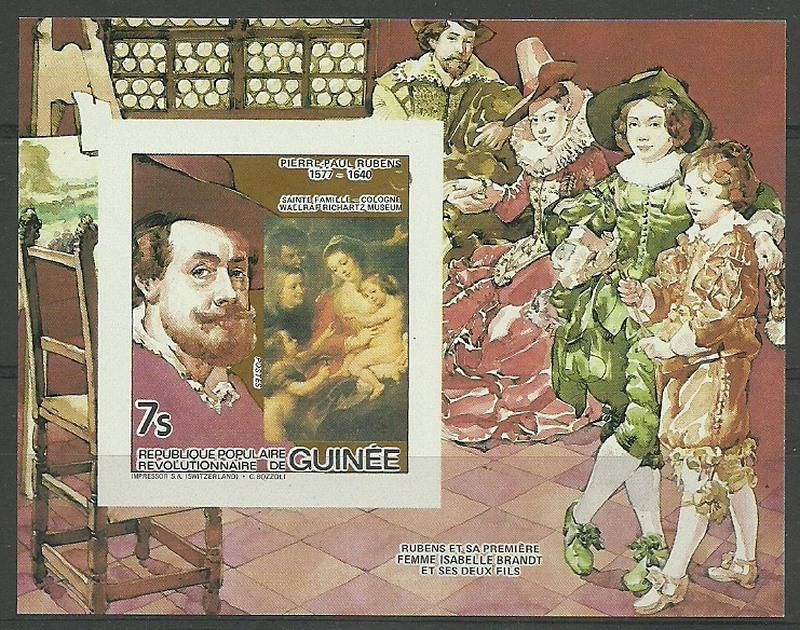 Znaczek Gwinea 1984 Mi bl 82 Czyste **