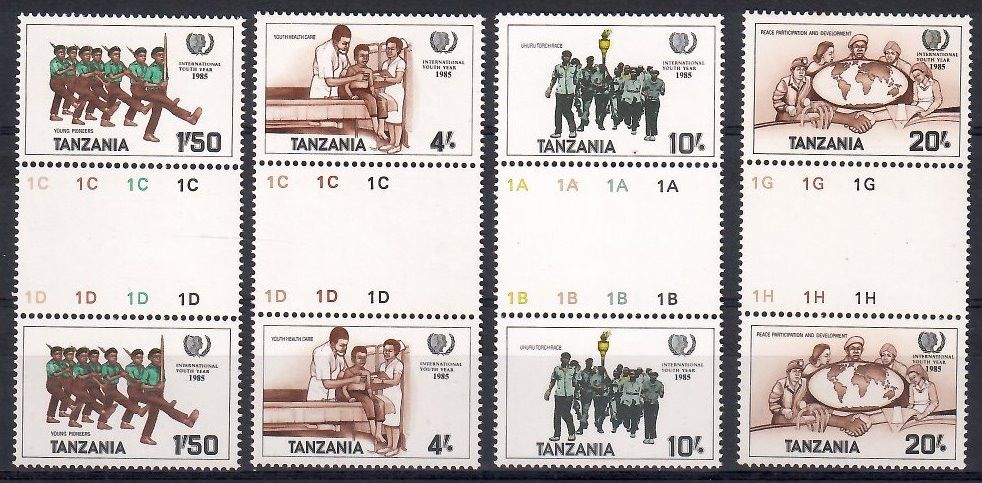 Znaczek Tanzania 1986 Mi 288-291 Czyste **