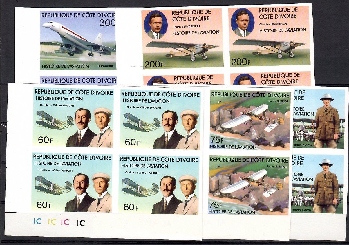 Znaczek Wybrzeże Kości Słoniowej 1977 Mi 511-515B Czyste **