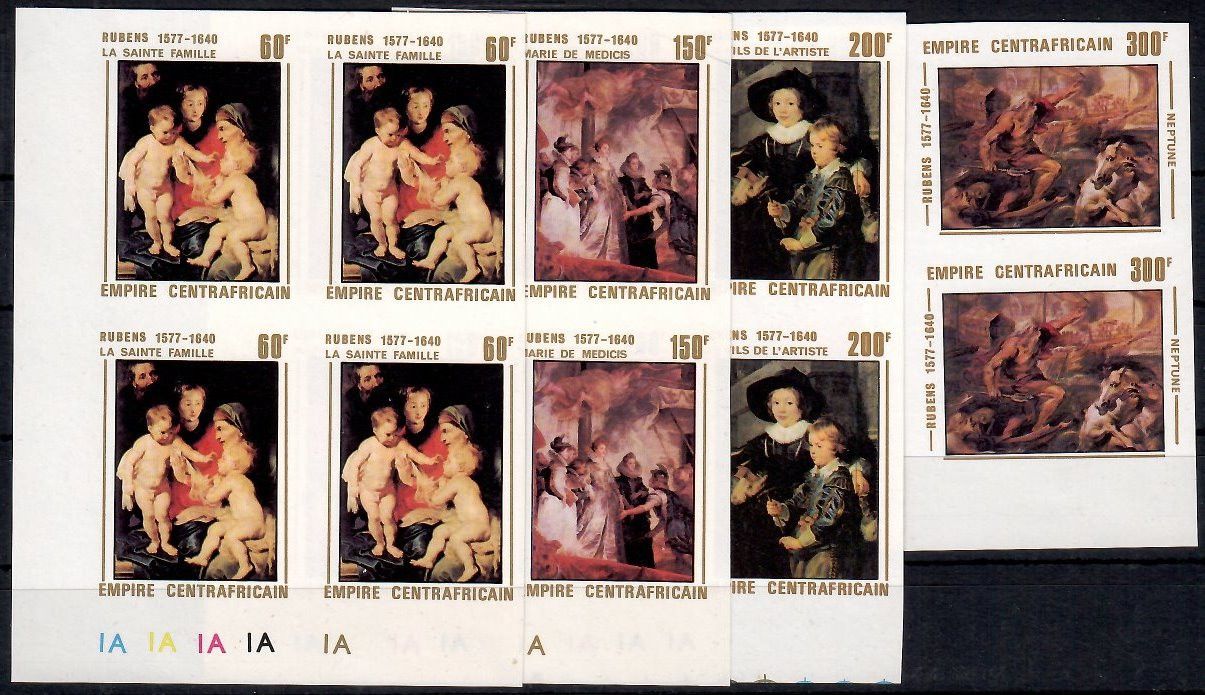 Znaczek Republika Środkowoafrykańska 1978 Mi 527-530B Czyste **