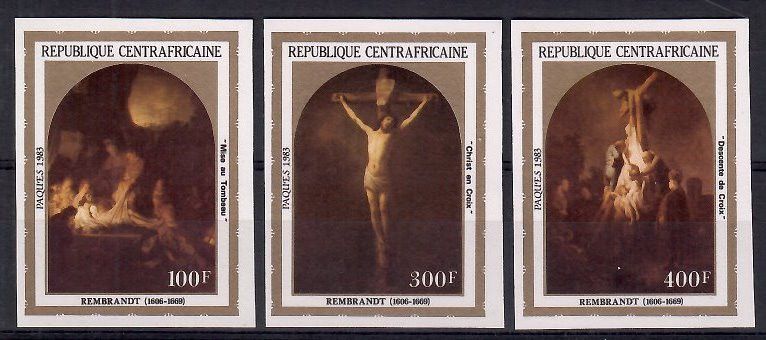 Znaczek Republika Środkowoafrykańska 1983 Mi 935-937B Czyste **