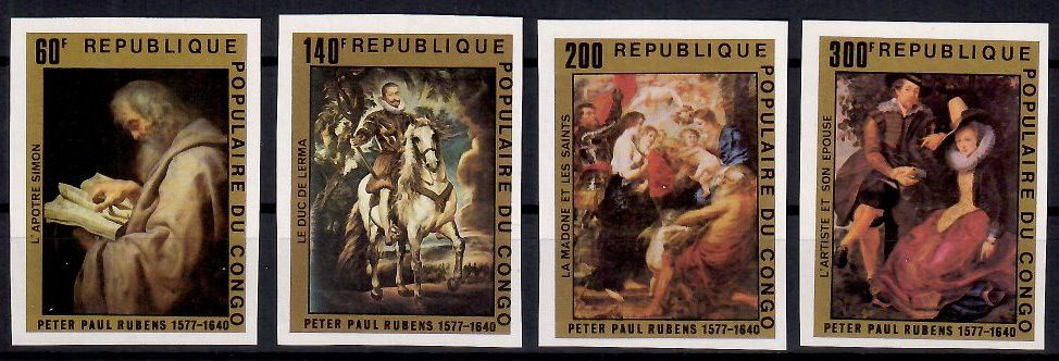 Znaczek Kongo 1978 Mi 606-609B Czyste **