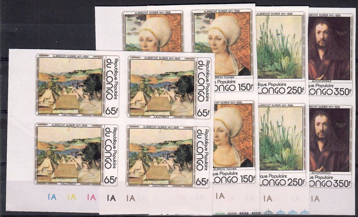 Znaczek Kongo 1978 Mi 657-660B Czyste **