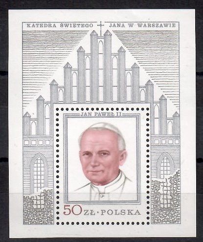 Znaczek Polska 1979 Mi bl 76 Fi bl 106b Czyste **