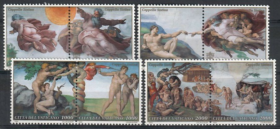 Znaczek Watykan 1994 Mi 1107-1114 Czyste **