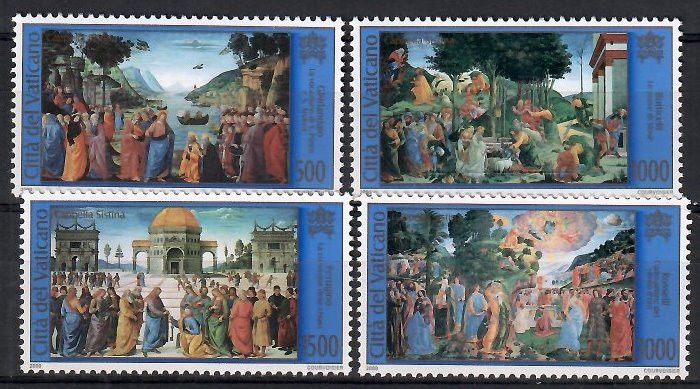 Znaczek Watykan 2000 Mi 1341-1344 Czyste **