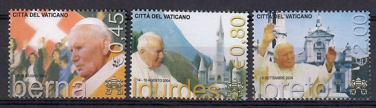 Znaczek Watykan 2005 Mi 1530-1532 Czyste **