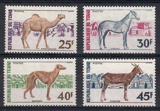 Znaczek Czad 1972 Mi 592-595 Czyste **