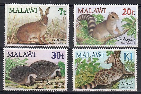 Znaczek Malawi 1984 Mi 424-427 Czyste **