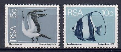 Znaczek Republika Południowej Afryki 1974 Mi 465-466A Czyste **