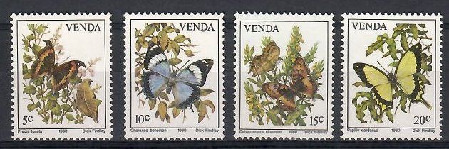 Znaczek Venda 1980 Mi 34-37 Czyste **