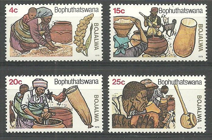 Znaczek Bophuthatswana 1979 Mi 37-40 Czyste **