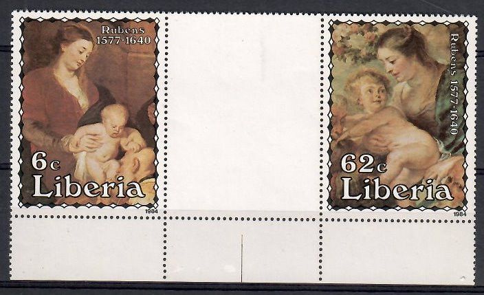 Znaczek Liberia 1984 Mi 1298+1303 Czyste **