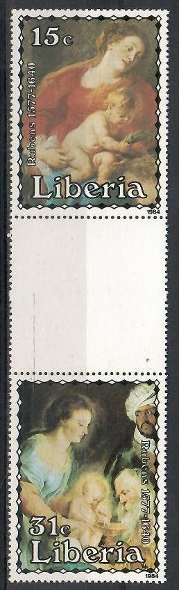 Znaczek Liberia 1984 Mi 1299+1301 Czyste **