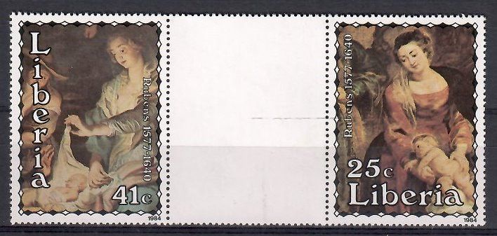Znaczek Liberia 1984 Mi 1302+1300 Czyste **