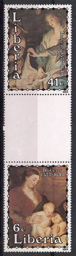Znaczek Liberia 1984 Mi 1302+1298 Czyste **