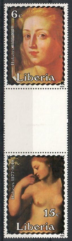 Znaczek Liberia 1985 Mi 1336-1337 Czyste **