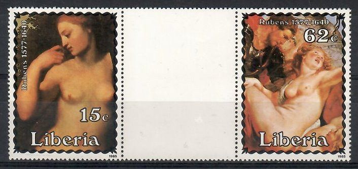 Znaczek Liberia 1985 Mi 1337+1341 Czyste **