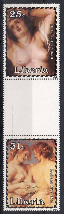 Znaczek Liberia 1985 Mi 1338-1339 Czyste **